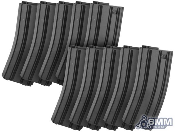 6mmProShop Cargador Mid-Cap 140 Rondas para AEG M4