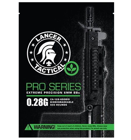 Lancer Tactical BBs Bio 0.28 g Seamless (600 Rondas)