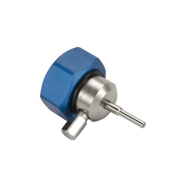 Adaptador de Propano CNC de Aluminio con Puerto de Silicona