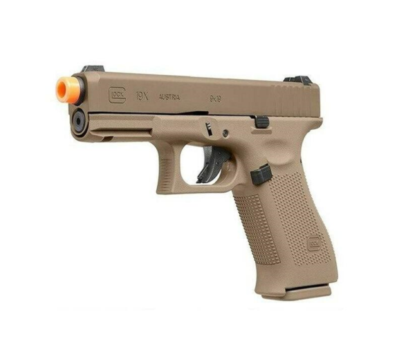 VFC Glock 19X Pistola Green Gas Blowback (Tan)