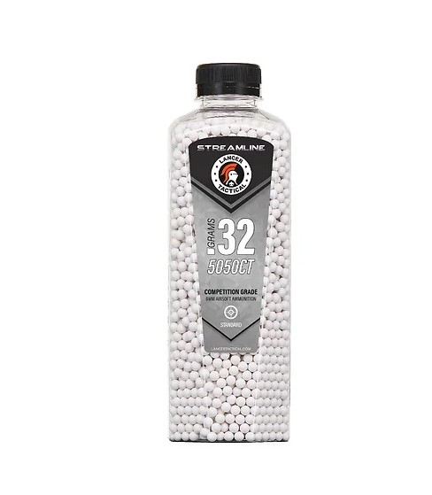 Lancer Tactical BBs 0.32 g Streamline (5050 Rondas, Botella)