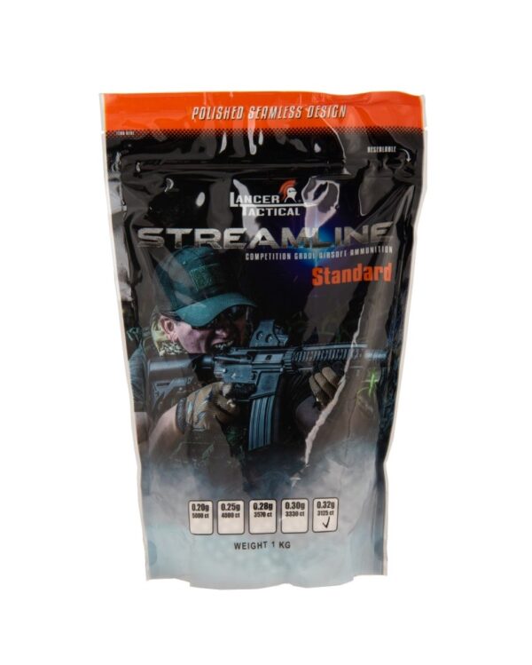 Lancer Tactical BBs 0.32 g Streamline (3125 Rondas)