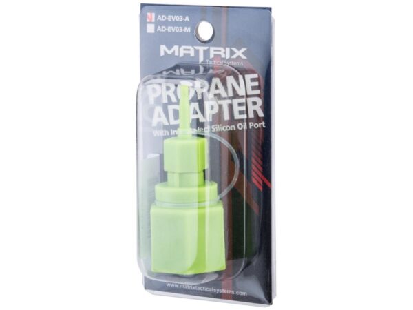 Adaptador de Propano de Polímero con Puerto de Silicona