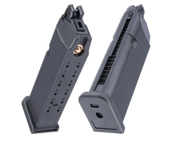 E&C Cargador Green Gas 20 Rondas para Glock 19 (Sistema VFC)