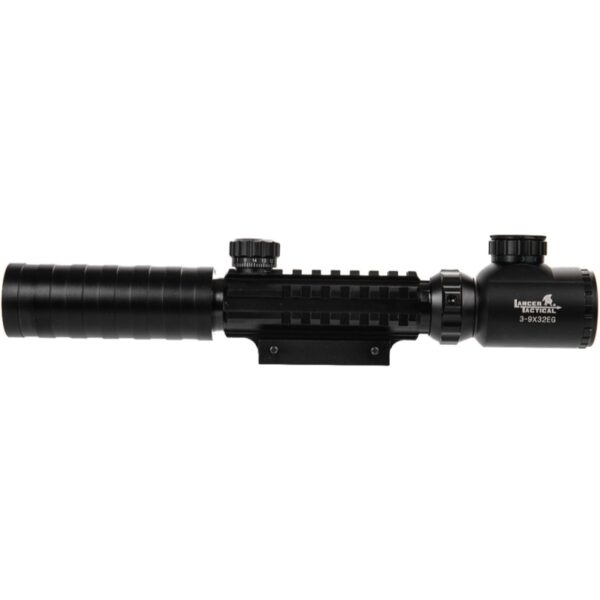 Lancer Tactical CA-1411 Mira 3-9x32 Iluminada