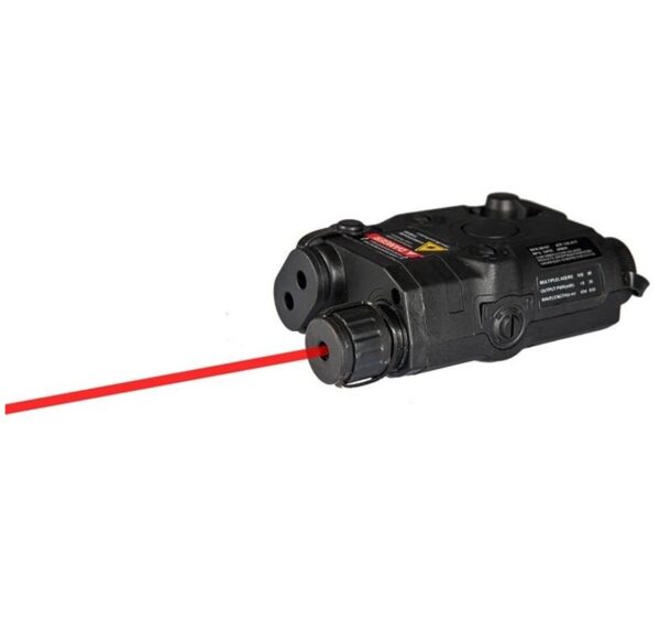 Lancer Tactical Caja PEQ-15 con Láser Rojo
