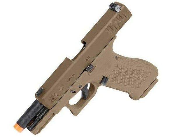 VFC Glock 19X Pistola Green Gas Blowback (Tan)